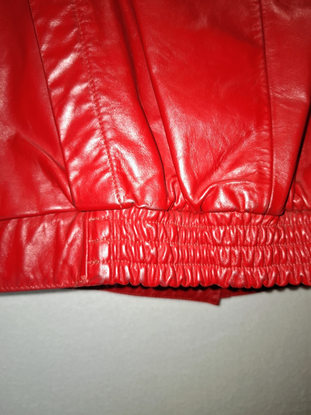 1980's Wilsons Leather Red Women's Leather Jacket - Picture 9 of 14